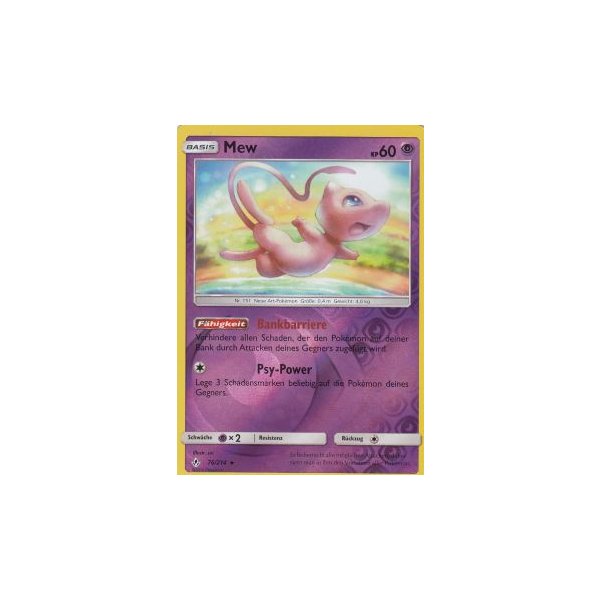 Mew 076/214 REVERSE HOLO