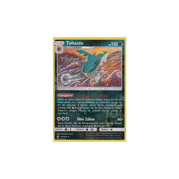 Tohaido 111/214 REVERSE HOLO