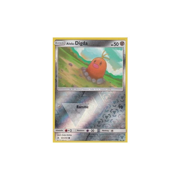 Alola-Digda 121/214 REVERSE HOLO