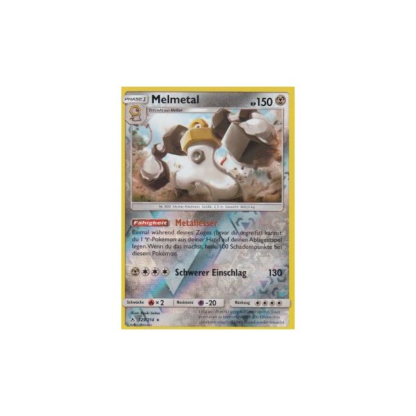 Melmetal 129/214 REVERSE HOLO