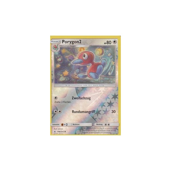 Porygon2 156/214 REVERSE HOLO
