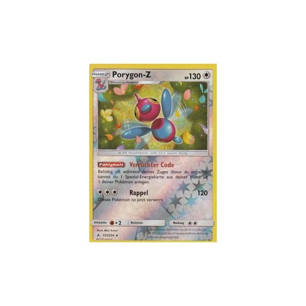 Porygon-Z 157/214 REVERSE HOLO
