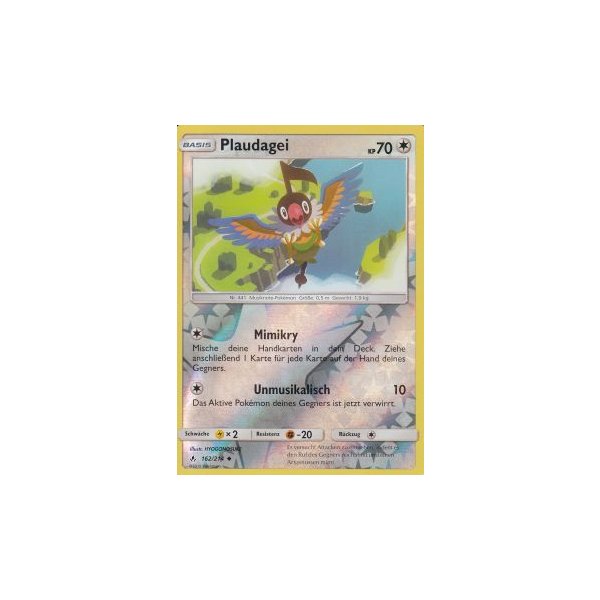 Plaudagei 162/214 REVERSE HOLO