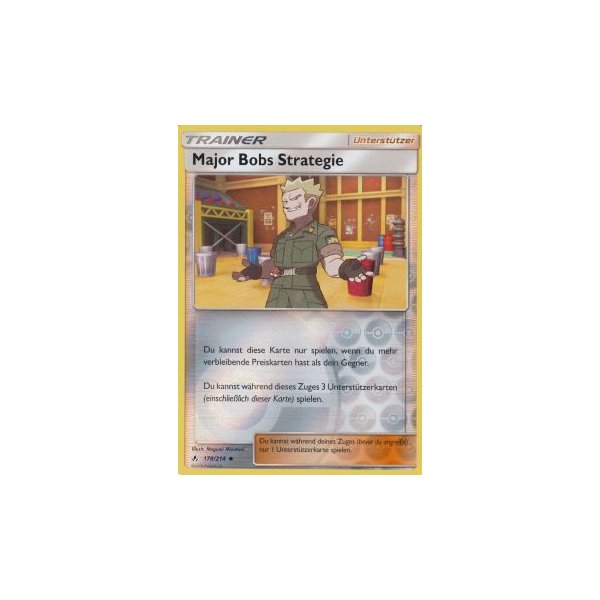 Major Bobs Strategie 178/214 REVERSE HOLO