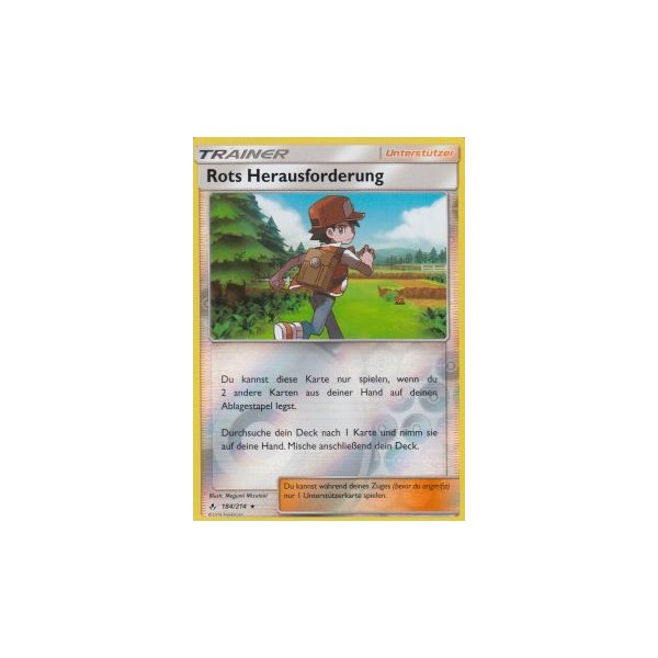 Rots Herausforderung 184/214 REVERSE HOLO