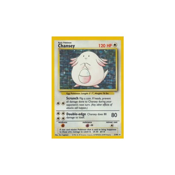Chansey 3/102 HOLO