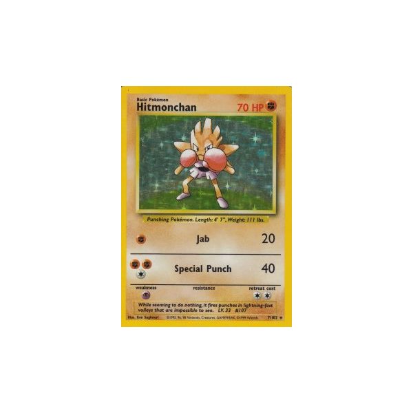 Hitmonchan 7/102 HOLO