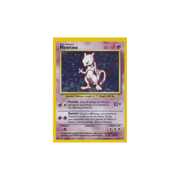 Mewtwo 10/102 HOLO