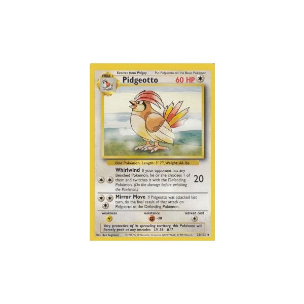 Pidgeotto 22/102