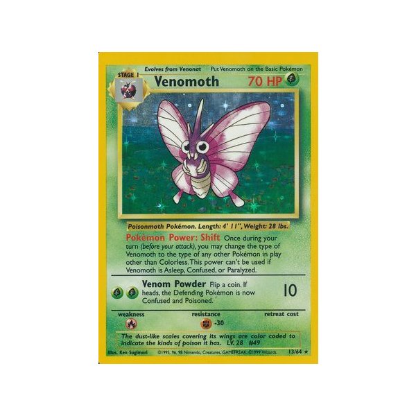 Venomoth 13/64 HOLO