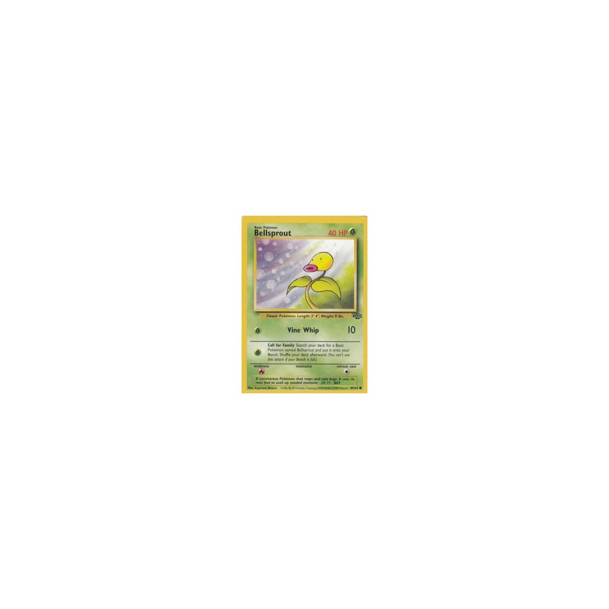 Bellsprout 49/64 Jungle Pokemon Karte kaufen Bellsprout 49/64 Jungle Pokemon Karte kaufen