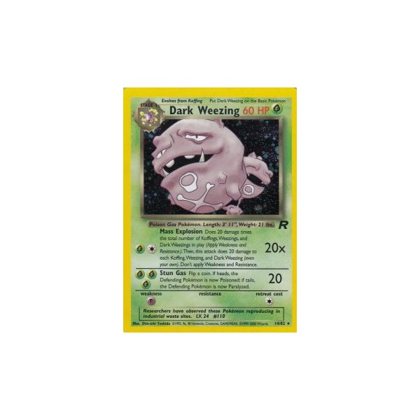 Dark Weezing 14/82 HOLO