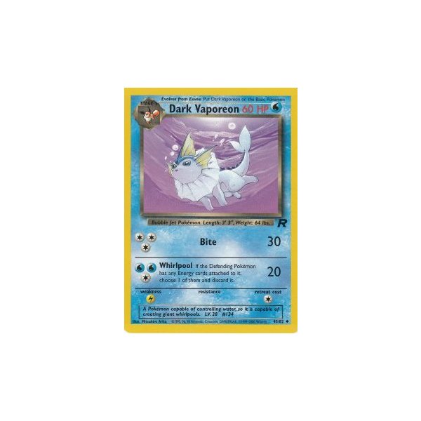 Dark Vaporeon 45/82