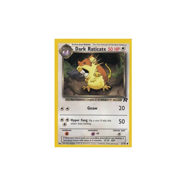 Dark Raticate 51/82