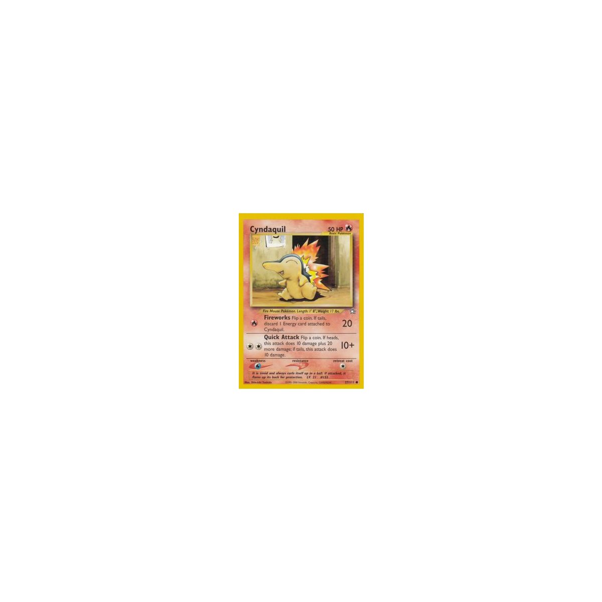 Cyndaquil 57/111 Neo Genesis Pokemon Karte kaufen