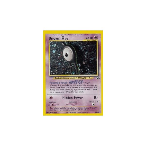 Unown A 14/75 HOLO