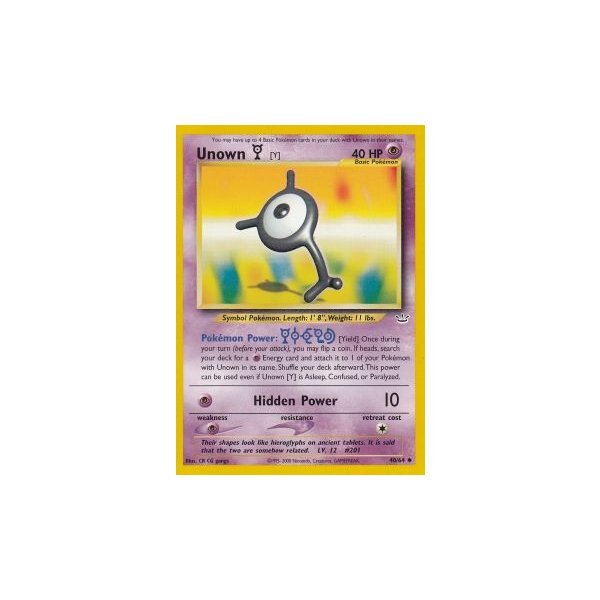 Unown Y 40/64