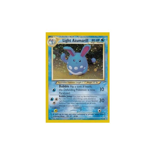 Light Azumarill 13/105 HOLO