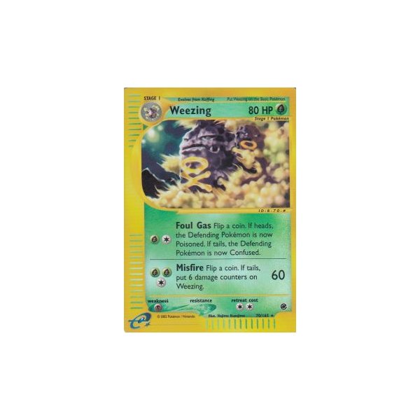 Weezing 70/165 REVERSE HOLO