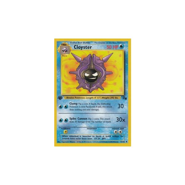 Cloyster 32/62 1. Edition (english)