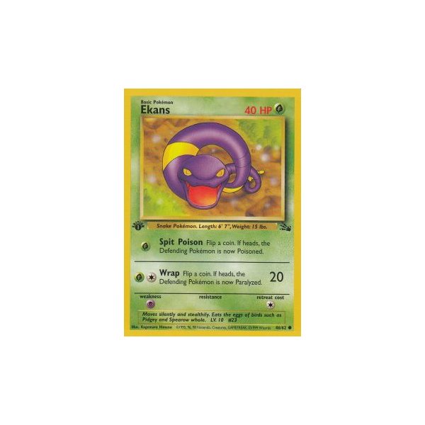 Ekans 46/62 1. Edition (english)