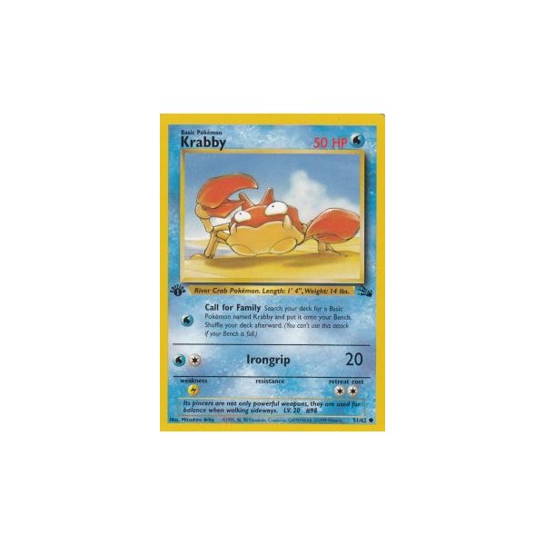 Krabby 51/62 1. Edition (english)