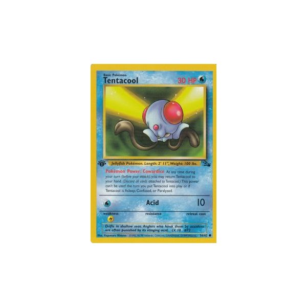 Tentacool 56/62 1. Edition (english)