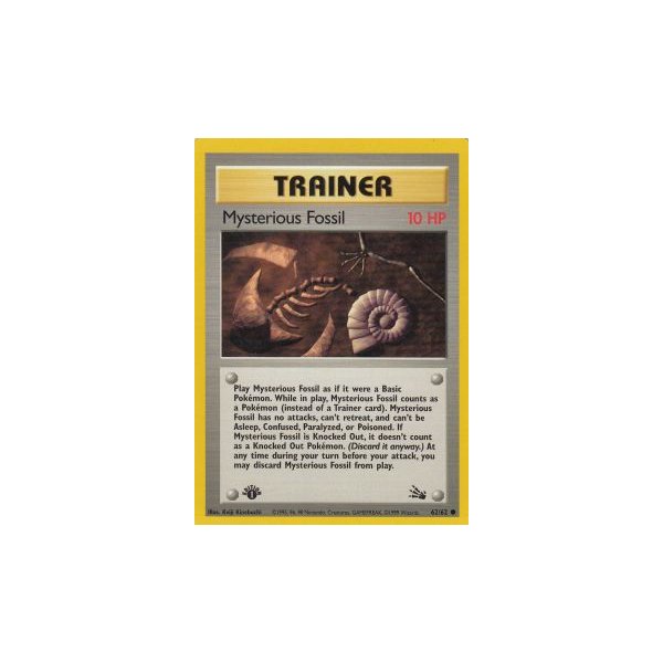 Mysterious Fossil 62/62 1. Edition (english)