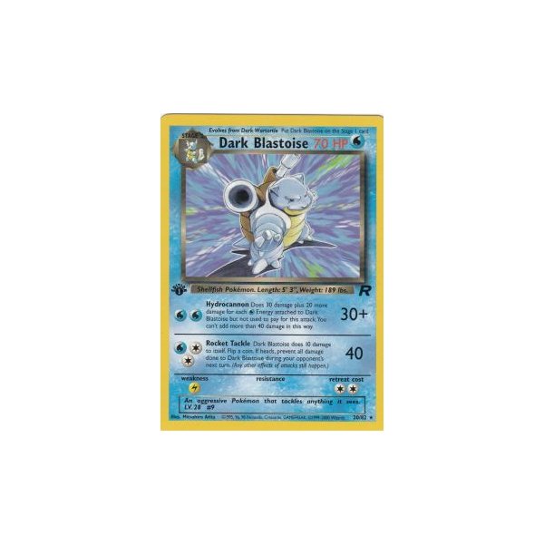 Dark Blastoise 20/82 1. Edition (english)