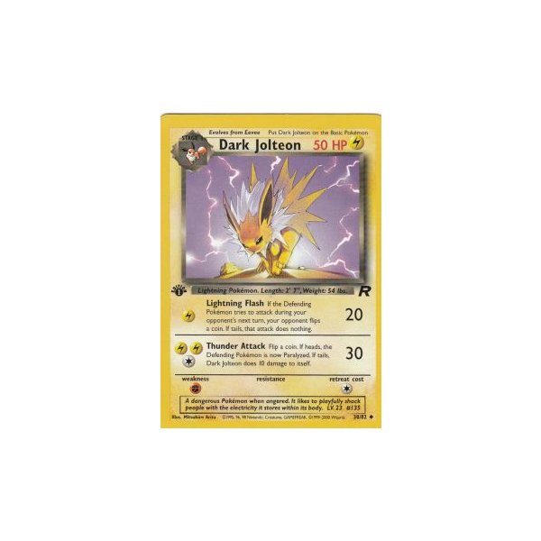 Dark Jolteon 38/82 1. Edition (english)