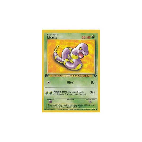 Ekans 56/82 1. Edition (english)