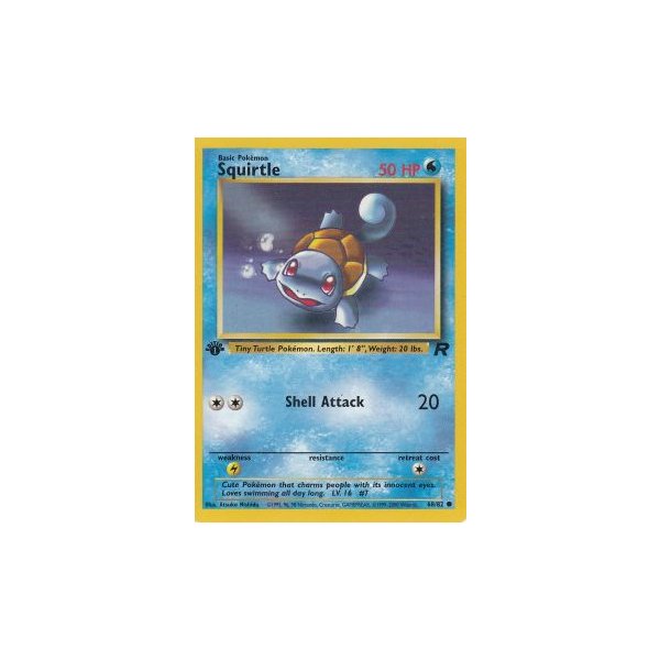 Squirtle 68/82 1. Edition (english)