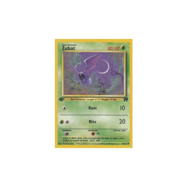 Zubat 70/82 1. Edition (english)