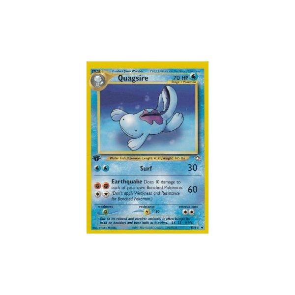 Quagsire 45/111 1. Edition (english)
