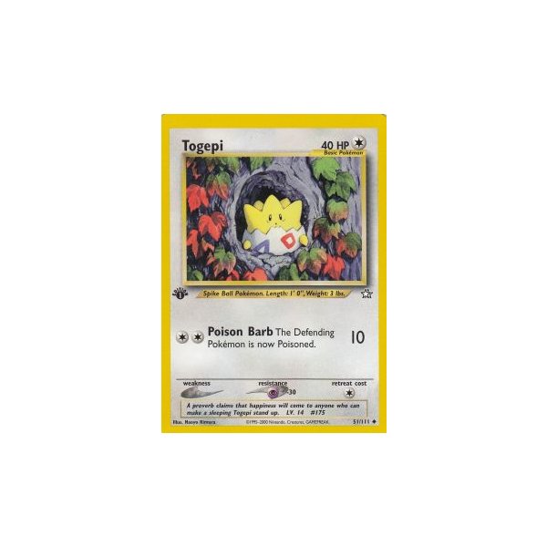 Togepi 51/111 1. Edition (english)