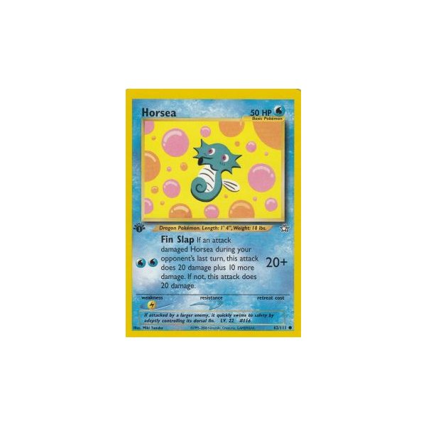 Horsea 62/111 1. Edition (english)