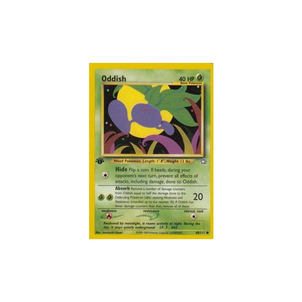 Oddish 68/111 1. Edition (english)