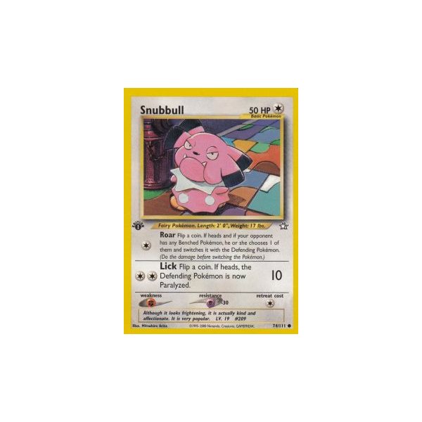 Snubbull 74/111 1. Edition (english)