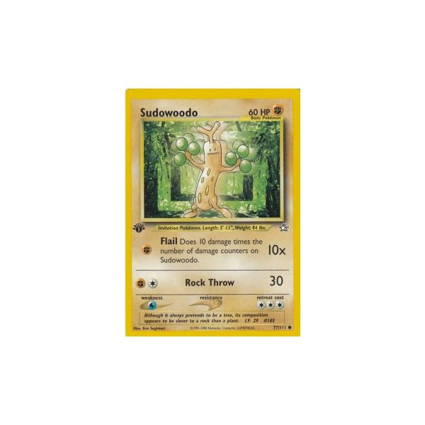 Sudowoodo 77/111 1. Edition (english)