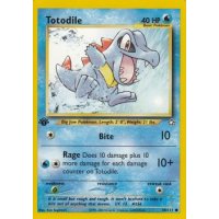 Totodile 80/111 1. Edition (english)