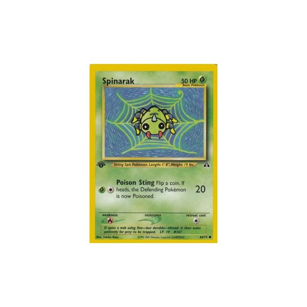 Spinarak 64/75 1. Edition (english)