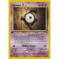 Unown E 67/75 1. Edition (english)