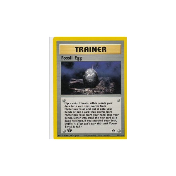 Fossil Egg 72/75 1. Edition (english)