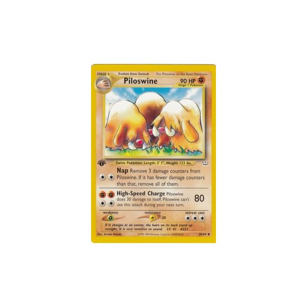 Piloswine 36/64 1. Edition (english)