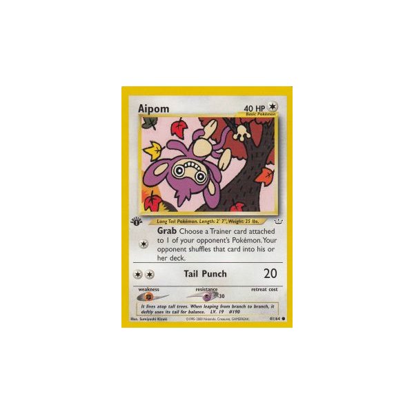 Aipom 41/64 1. Edition (english)