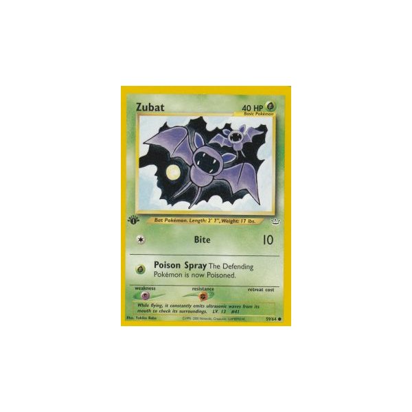 Zubat 59/64 1. Edition (english)