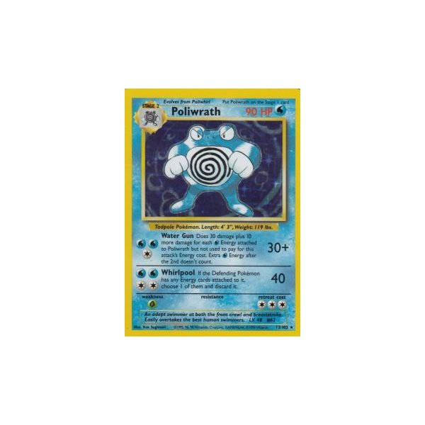 Poliwrath 13/102 HOLO BESPIELT
