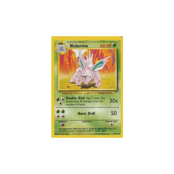 Nidorino 37/102 BESPIELT