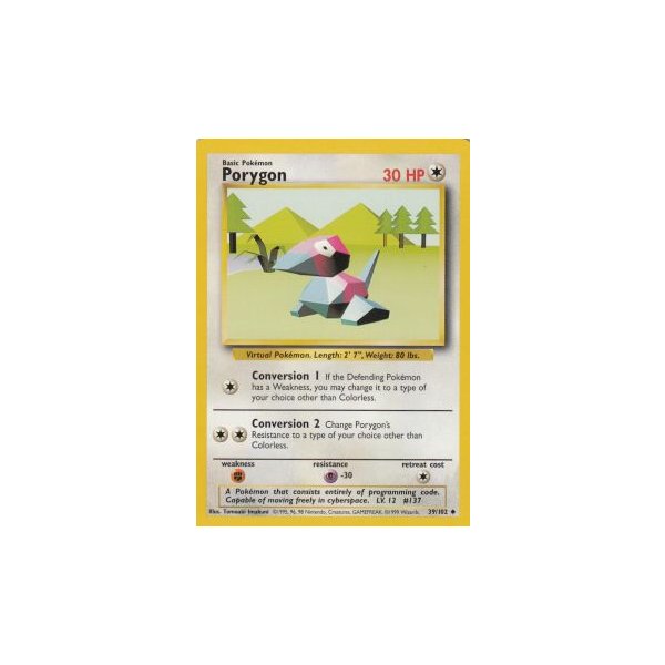 Porygon 39/102 BESPIELT