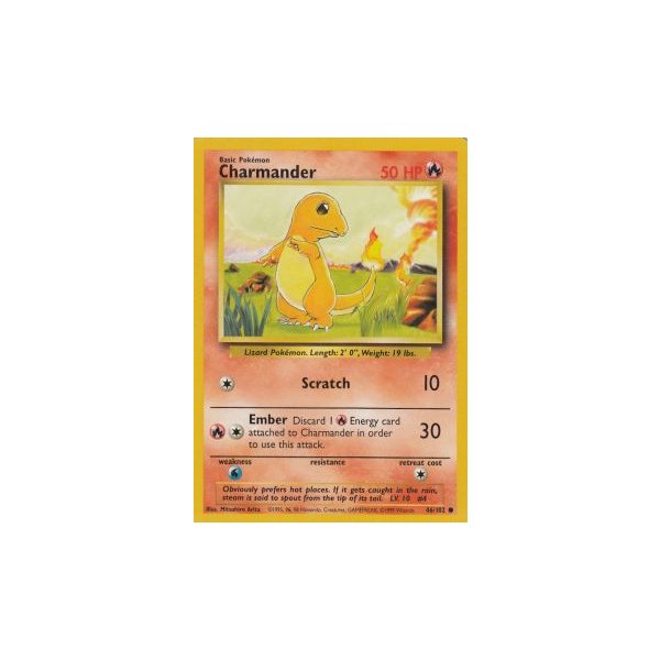 Charmander 46/102 BESPIELT